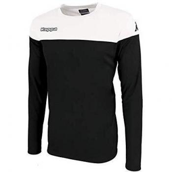 Kappa MARETO LS Camiseta de equipación, Hombre, Negro/Blanco, 4XL