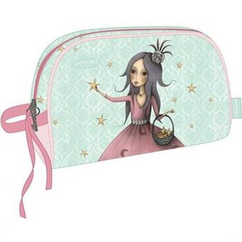 Neceser con Adaptador para Carro Santoro Mirabelle Estella Rosa Verde Claro (28 x 18 x 10 cm)