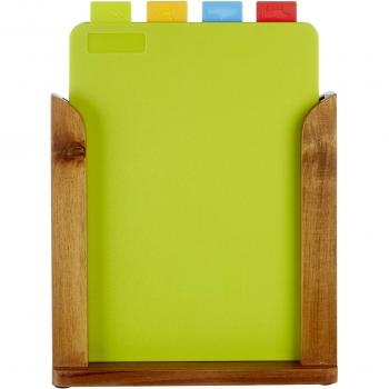 Premier Housewares - Juego de 4 Tablas de Cortar con Soporte