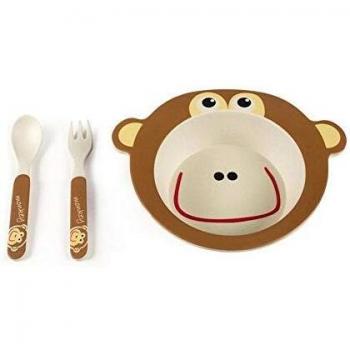 Walking Mum Mono - Juegos de vajilla de 3 piezas, unisex