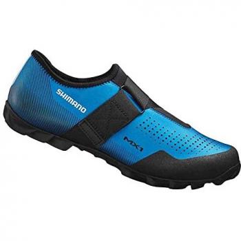 Zapatillas ciclismo Shimano MX100 MTB azul eléctrico negro 39 EU
