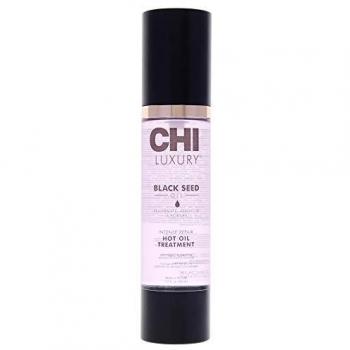 CHI Luxury Black Seed Intense Repair Hot Oil Treatment 50ml - Tratamiento de aceite caliente intensivo para el cabello, formulado con aceite de semilla negra, diseñado para reparar y nutrir el cabello dañado, presentación de 50 ml