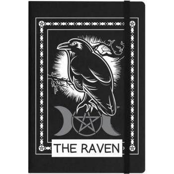 Cuaderno de tapa dura A5 The Raven de Grindstore, color negro