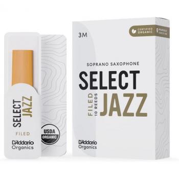 D'Addario Rico Organic Select Jazz Soprano Saxophone Reeds 3M