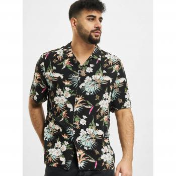 Urban Classics Men's Viscose AOP Resort Shirt - Hawaiian Floral Print, Short Sleeve, Sizes S-5XL