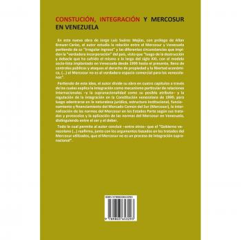 Libro Constitución, Integración y Mercosur: Perspectivas en Venezuela