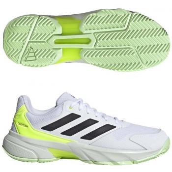 Adidas CourtJam Control 3 Zapatilla Todas Las Superficies Hombres - Blanco, Negro