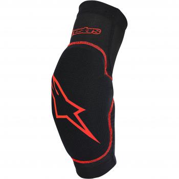 Alpinestars Protección Paragon Elbow Pad, Unisex, Color Negro/Rojo, Tamaño Large