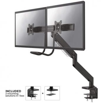 NeOMOUNTS Flat Screen Desk Mount 10-32IN Desk CLAMP/Grommet