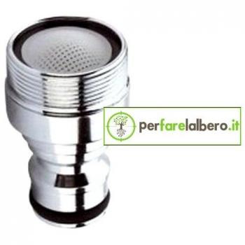 Adaptador Rápido con Aerador Cromado M24 para Lavabo