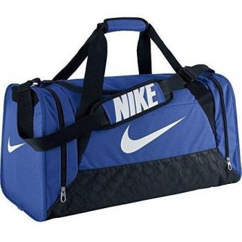 Nike Brasilia 6 Duffel Medium - Bolsa unisex, color azul / negro, talla única