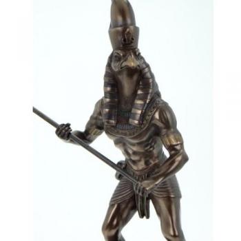 Horus Figura Bronce Egipto Cielo Dios Tut ench Amun