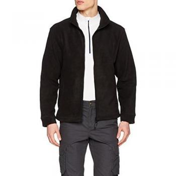 Forro Polar Regatta Thor 350 Hombre con Cierre Completo, Secado Rápido, Color Negro, Talla 3XL