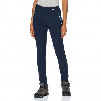 Regatta Women's Pentre Stretch Walking Trousers, Water Repellent, Isoflex Fabric, Navy Color, Size 16 Long Leg