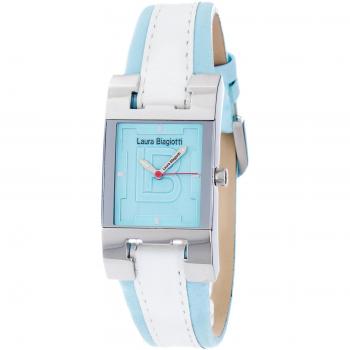 Reloj de Mujer Laura Biagiotti LB0042L-04 con Correa de Cuero y Detalles en Oro