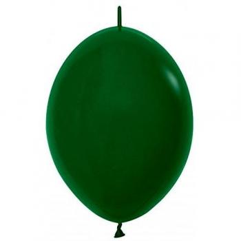Globos verde bosque cadena pequeños