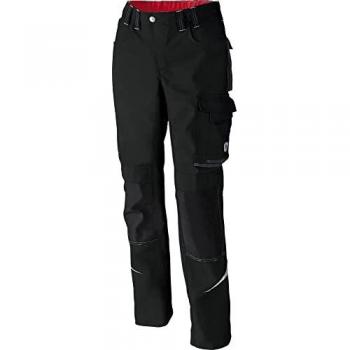 Pantalón de trabajo BP® Komfort 1803 con reflejos y bolsillos para rodilleras, negro, Talla 60