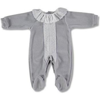 babidu Tundosado, Pelele Bebe-Unisex, Gris, 6 Meses