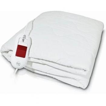 Daga Flexy-Heat CIN Comfort - Calientacamas Eléctrico, 150 x 90cm, Conexión Separable, 3 Niveles de Temperatura, Acabado Textil Acolchado, Autostop de Seguridad, Calentamiento Rápido