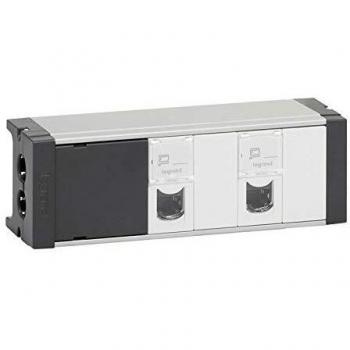 Legrand Table Socket with 2 RJ45 Cat 6 Ports - Model 073495