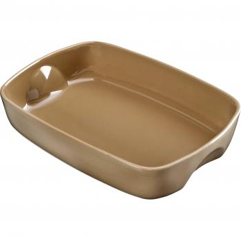 Pyrex 4937493 - Fuente. rectangular 23X17Cm Color Maíz Curves Pyrex , Color Marron , 23x17x4 cm