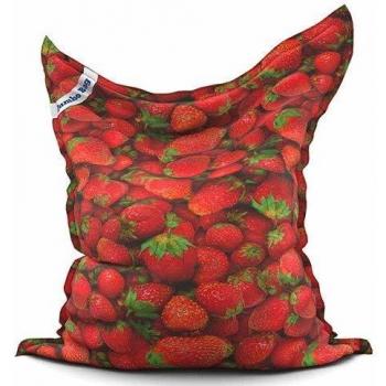 Cojín Gigante Estampado Fresa 130x170cm Jumbo Bag