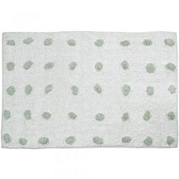 Alfombra de baño de algodón Gris con Puntos (50 x 80 cm) - MSV
