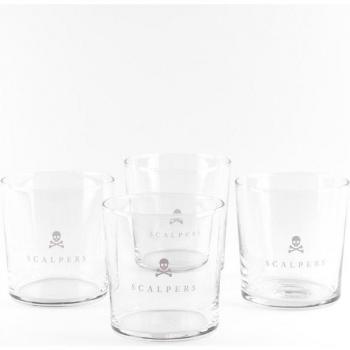 Set de 4 elegantes vasos de agua Scalpers Home, perfectos para tu hogar