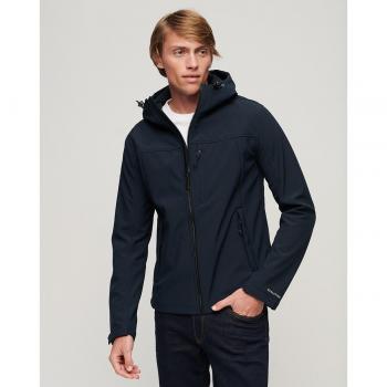 Superdry Chaqueta Impermeable Capucha Cremallera Soft Shell