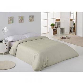 ES-TELA - Funda nórdica COMBI color Piedra - Cama de 180/200 cm. - 50% Algodón / 50% Poliéster - 144 Hilos