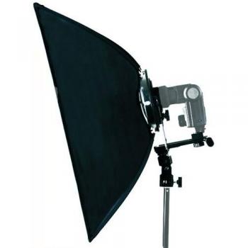 Interfit fotográfico str169 23 x 11 Pulgadas Strobies rapida stripbox y Kit de Soporte