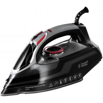 Plancha de Vapor Russell Hobbs Powersteam Ultra 3100W con Suela Cerámica, 210g Golpe de Vapor, 70g Vapor Continuo, Depósito de Agua de 350ml, Autolimpiante, Ant