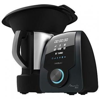 Cecotec Robot de Cocina Multifunción Mambo 8590, Cuchara MamboMix, 30 Funciones, Báscula integrada, Jarra de Acero Inoxidable, Apta para lavavajillas, Capacidad 3,3l, Cestillo para hervir