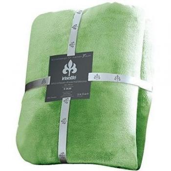 Irisette 8900-31 - Manta para cama, 150 x 200 cm, color verde