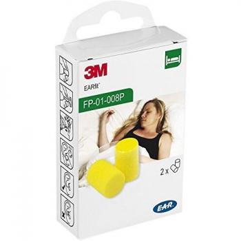 3M E-A-R Earfit Classic - Tapones para los oídos desechables y protectores para dormir/concentración, sin cable, 28 dB – 2 pares