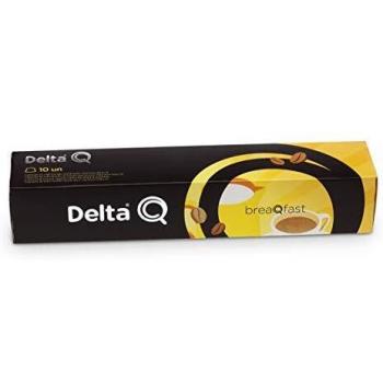 CAJA DE 10 CÁPSULAS DE CAFÉ DELTA BREAQFAST - DULZURA E INTENSIDAD IDEAL - COMPATIBLES CON CAFETERAS DELTA