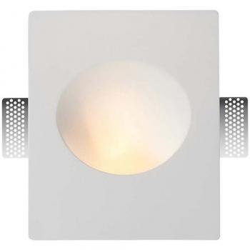 Aro empotrable GU10 de escayola blanco VT-11008 V-Tac con diseño rectangular, fabricado en yeso, ideal para iluminación LED