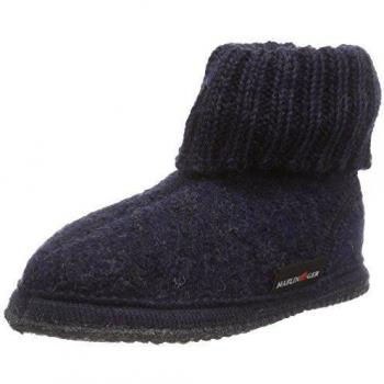 Haflinger Karl, Botas de Estar por casa Niños, Azul-Blau