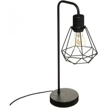 Lampara de diseño en metal Flave - Negra - H 46 cm