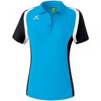 Erima GmbH Razor 2.0 Polo de Tenis, Mujer, Curacao/Negro/Blanco, 48