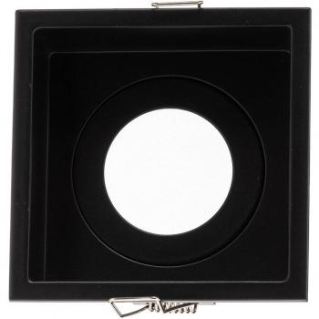Empotrable cuadrado de techo Faro Barcelona HYDE 40117 negro IP44