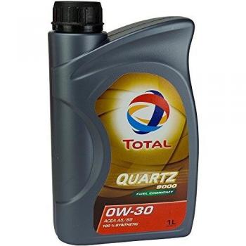 TOTAL Aceite de Motor 0W30 Quartz 9000 para Renault, Hyundai y Toyota - 1L