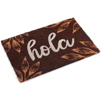 Felpudo Versa Hola Fibra de Coco 40 x 2 x 60 cm Marrón