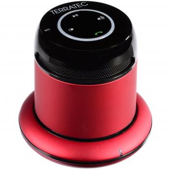 TerraTec CONCERT BT MOBILE - Altavoz Bluetooth portátil con conectividad inalámbrica, diseño compacto y ligero, batería recargable de larga duración, micrófono incorporado para llamadas manos libres, compatibilidad con dispositivos iOS y Android