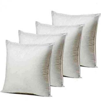 ORANIFUL Relleno de Cojín 55x55 cm 4 Unidades Decorativas de Almohadas Interiores Almohadas de Sofá Almohadas Blancas de Relleno