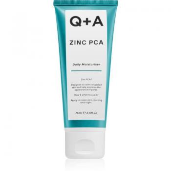 Crema Facial Hidratante Diaria Q+A Zinc PCA 75ml - Reafirmante, Alisa la Piel, Minimiza Poros