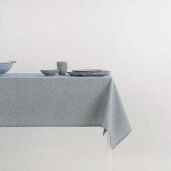 Mantel antimanchas Basic azul 140x100 cm