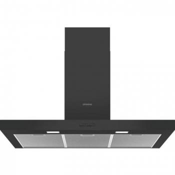 Siemens iQ100 LC96BBC60 Campana Extractora Decorativa 90cm Negro 3 Velocidades