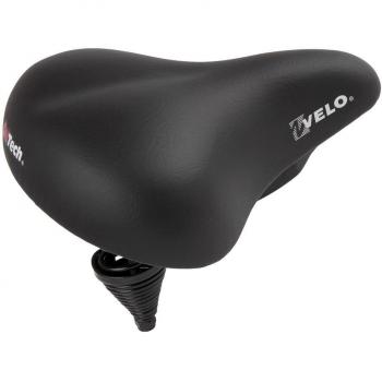 Velo Basic Edition - Sillín para bicicleta, color negro, talla 260x255 mm
