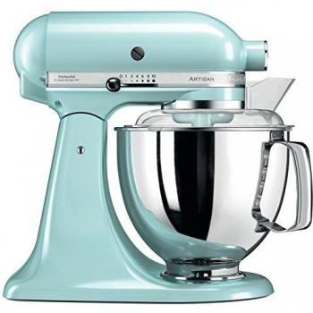 KitchenAid Artisan - 5KSM175PSEIC - Robot de cocina de 4,8 L con equipamiento profesional y accesorios adicionales - color Azul Hielo
